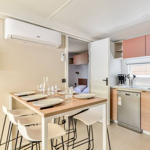 Mobile home 6 persons - Mobil-home | Premium | 3 Bedrooms | 6 Pers | Terrace Lounge | Air conditioning | TV