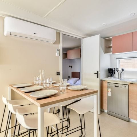 MOBILHOME 6 personas - Mobil-home | Premium | 3 Dormitorios | 6 Pers | Terraza Salón | Aire acondicionado | TV