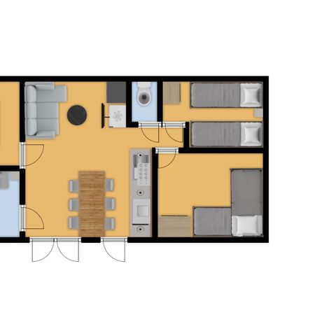 MOBILHOME 6 personnes - Roc Nantais