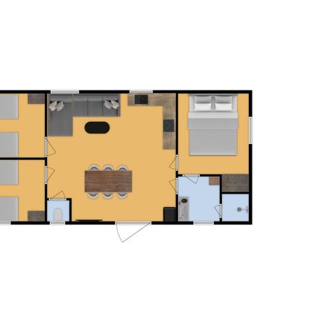 Stacaravan 6 personen - Kanalen