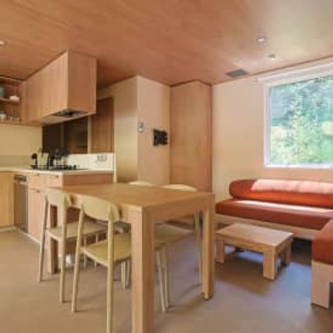 MOBILHOME 6 personnes - Roche de Cazic, 3 chambres