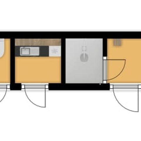 Pitch - RCN Val de Cantobre | Pitch with private sanitary facilities comfort