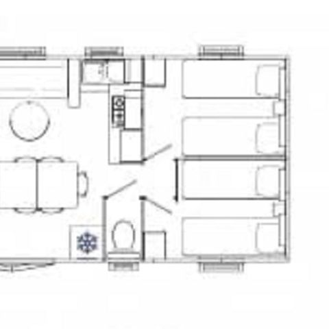 Mobile home 12 persons - Family Max - 2 Mobiles Home 3 bedrooms