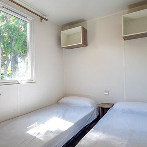 MOBILHOME 6 personas - Mobil-home | Confort | 3 Dormitorios | 6 Pers. | Terraza elevada | Aire acondicionado