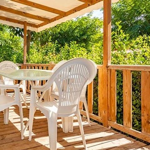 Mobile home 6 persons - Classic | 3 Bedrooms | 6 Pers. | Raised terrace