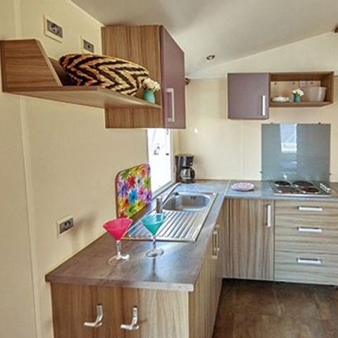 Stacaravan 6 personen - Comfort XL | 2 slaapkamers | 4/6 pers. | Verhoogd terras