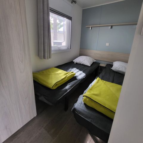 MOBILHOME 6 personas - Mobil-home 019 (3 habitaciones, 1 cuarto de ducha) - Aire acondicionado - Terraza cubierta