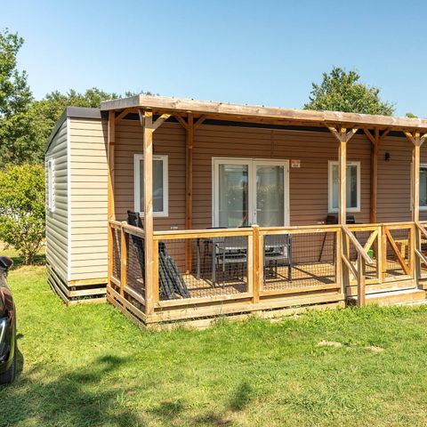 Mobile home 6 persons - Comfort | 3 Bedrooms | 6 Pers | Raised terrace | Air conditioning | TV