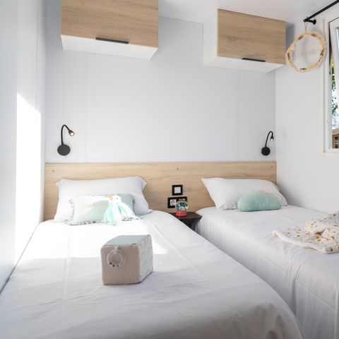 MOBILHOME 4 personas - Panorama CONFORT climatizado - Vista a la laguna.