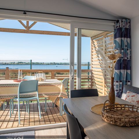 MOBILE HOME 4 people - Panorama CONFORT air-conditioned - Lagoon view.