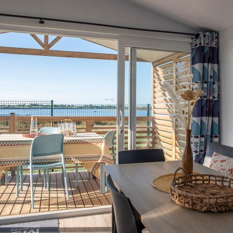 MOBILE HOME 4 people - Panorama CONFORT air-conditioned - Lagoon view.