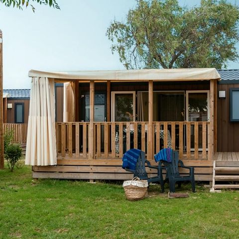 Stacaravan 6 personen - 6p - Cottage Bahia CONFORT met airconditioning