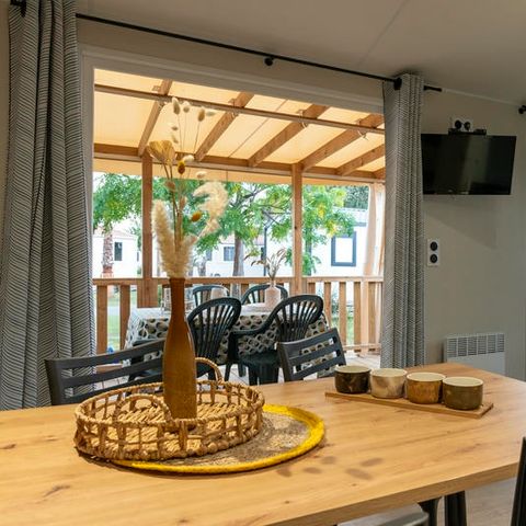 Stacaravan 6 personen - 6p - Cottage Bahia CONFORT met airconditioning