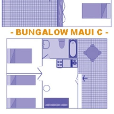 Bungalow 2 personen - Maui A - Preis für 2 Personen