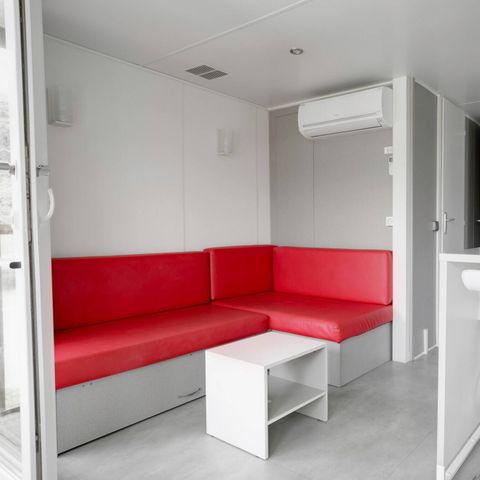 Stacaravan 4 personen - Comfort | 2 slaapkamers | 4 pers | Eenpersoons terras | Airconditioning | TV