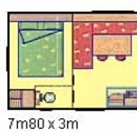 MOBILHOME 4 personas - Estándar - 2 dormitorios