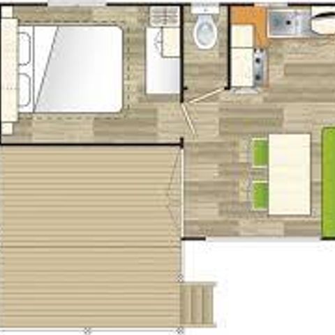 MOBILHOME 4 personas - LOGGIA - 2 habitaciones