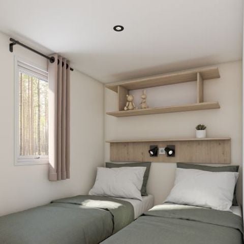 MOBILHOME 6 personnes - Premium - 33 m² (3 chambres) + Terrasse couverte
