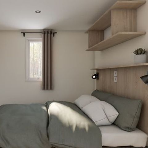 Mobile home 6 persons - Premium - 33 m² (3 bedrooms) + Covered terrace