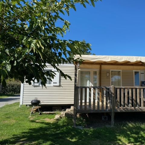 Mobile home 7 persons - Premium - 36m² (3 bedrooms. 6p) 2 bathrooms + Covered terrace