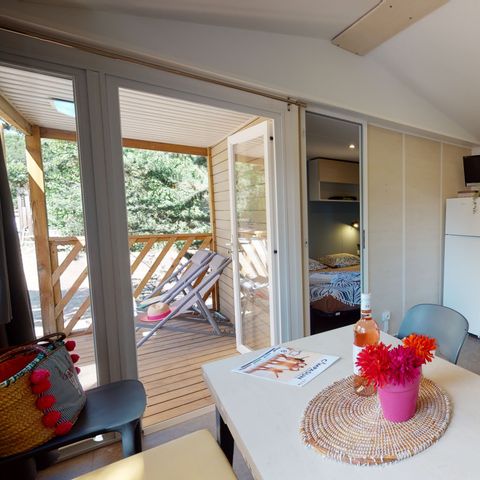 BUNGALOW 6 personnes - Vaucluse - 28m² - 3 chambres + Jacuzzi