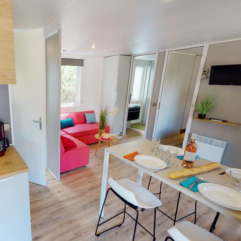 Mobile home 4 persons - Lourmarin - 32m² - 2 bedrooms