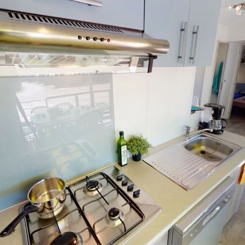 Stacaravan 6 personen - Provence - 32m² - 3 kamers