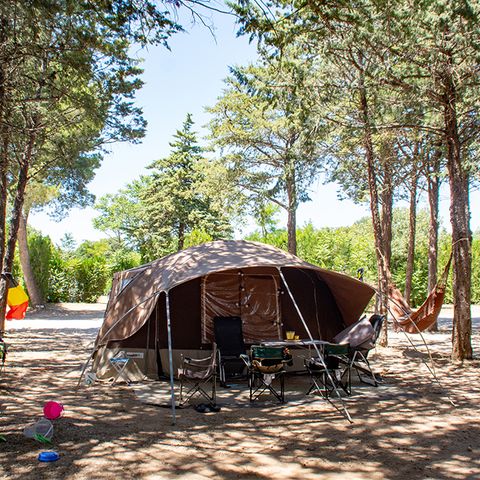 PLOT - Package for 2 people (pitch + car + 10 A electricity)