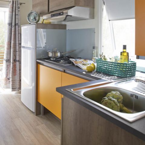 MOBILHOME 6 personas - DECLICK con terraza semicubierta