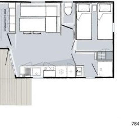 Mobile home 4 persons - CELTIK