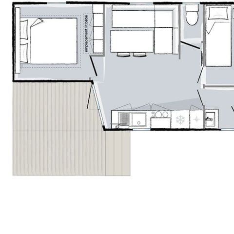 Mobile home 4 persons - CELTIK