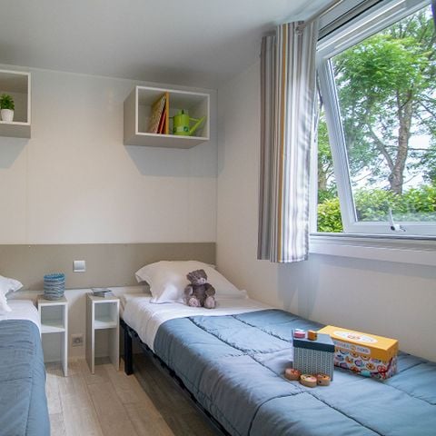 Stacaravan 4 personen - Cottage Privilège TV LV - 2 slaapkamers - 4 slaapplaatsen