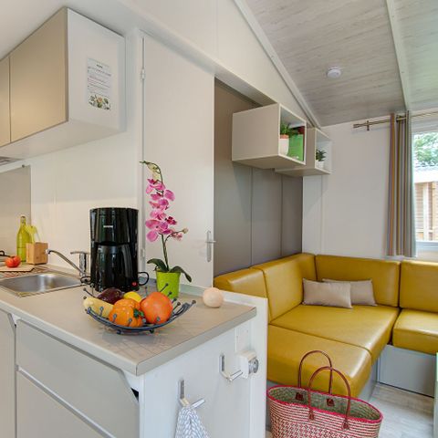 Stacaravan 6 personen - Cottage Privilège TV LV - 3 slaapkamers - 6 slaapplaatsen