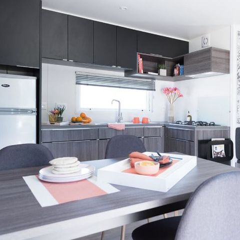 MOBILHOME 4 personas - PRESTIGE - camas hechas a la llegada