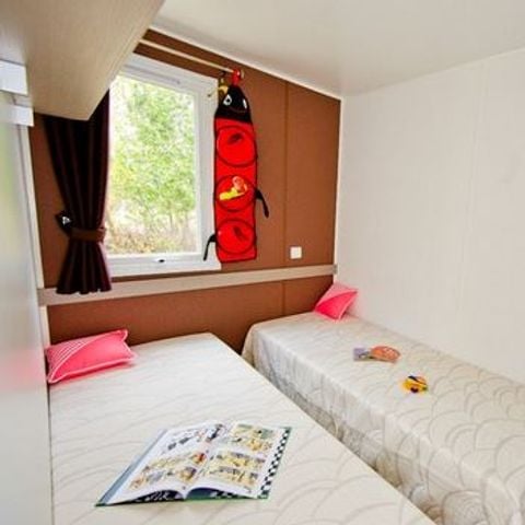 MOBILHOME 4 personnes - PRESTIGE - lits faits à l'arrivée