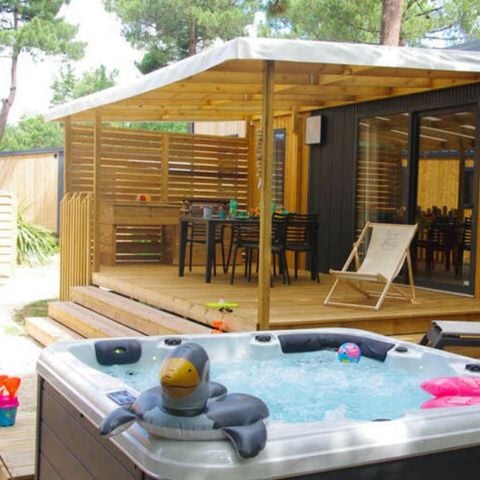 BUNGALOW 6 personnes - COUP DE COEUR - PRESTIGE SPA - lits faits à l'arrivée (111)