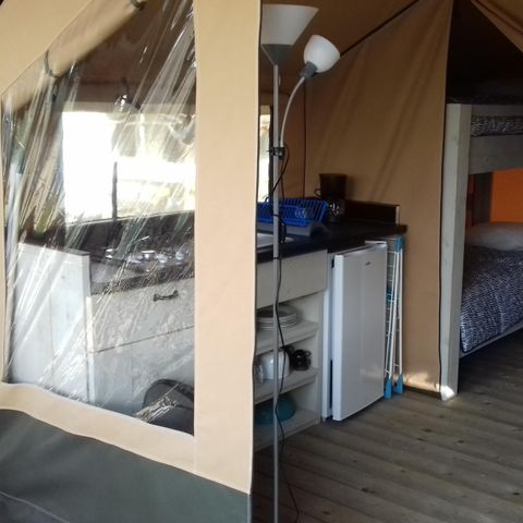 Lodge 4 personen - LODGE SAFARI (Ohne Sanitäranlagen)