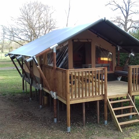 Lodge 4 personen - LODGE SAFARI (Ohne Sanitäranlagen)