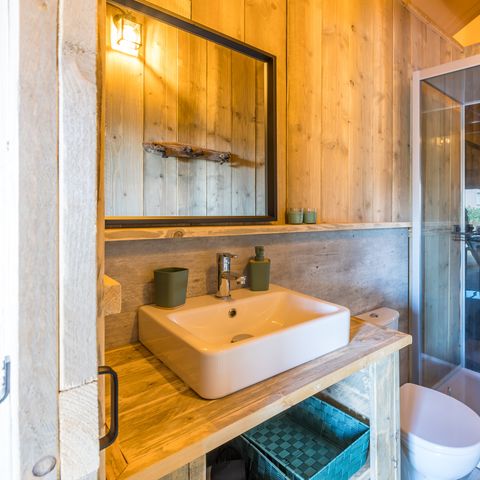 Lodge 4 personen - LODGE SAFARI mit Sanitäranlagen