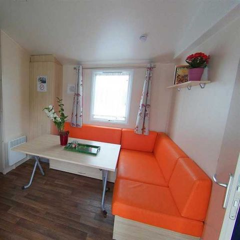 Mobilheim 7 Personen - Mobil Home 3 Zi 6/7 Pers halboffene Terrasse ohne Klimaanlage TV