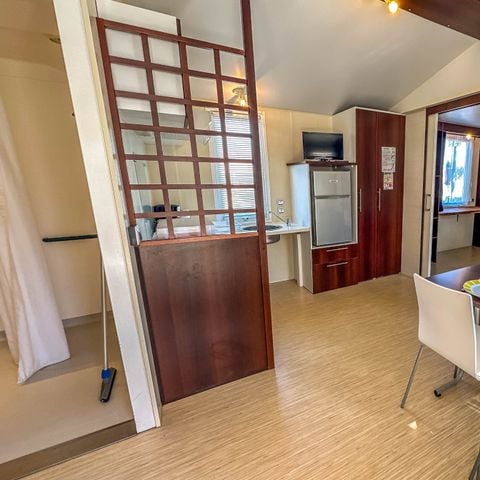 Stacaravan 5 personen - Stacaravan PMR Marais - aangepast voor personen met beperkte mobiliteit 4/5 pers
