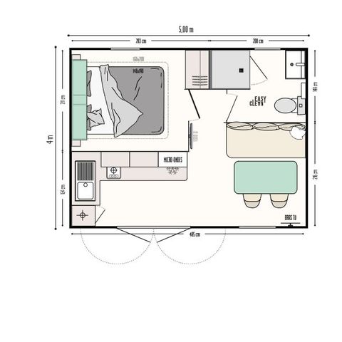 BUNGALOW 2 personnes - Oyat