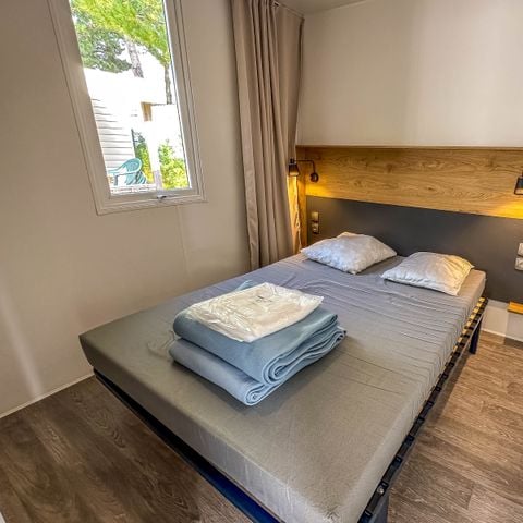 Mobilheim 5 Personen - Mobil Home Aqua 2 Zi 4/5Pers Terrasse Halboffen TV