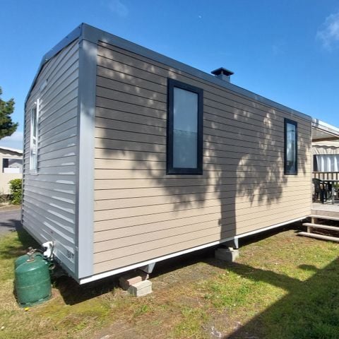 Stacaravan 5 personen - Stacaravan Aqua 2ch 4/5pers Terras Half Overdekt TV