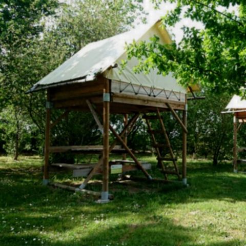 TENDA IN TELA E LEGNO 2 persone - Bivacco per 2 persone senza servizi igienici