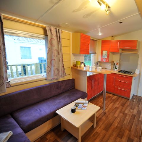 Stacaravan 6 personen - 2 slaapkamers