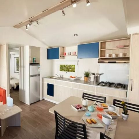 Stacaravan 7 personen - Stacaravan 4-kamers voor 6/7 personen