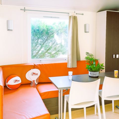 Stacaravan 6 personen - Vrije tijd 3 slaapkamers - TV