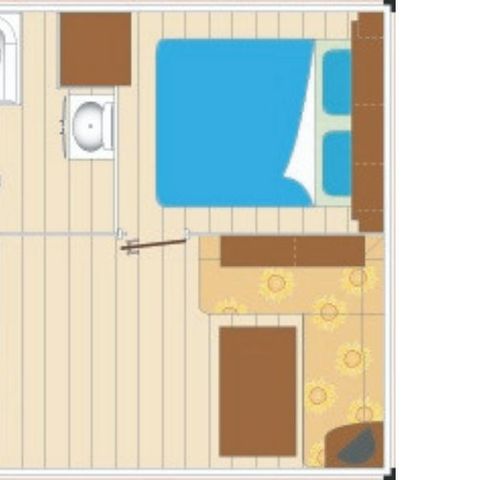 MOBILE HOME 4 people -  Cocoon 1 bedroom 18m² (18m²)