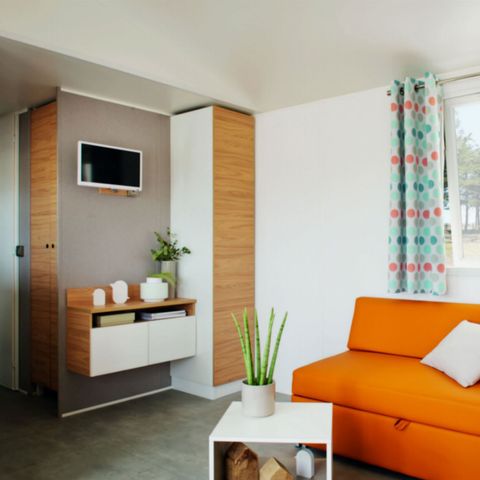 Mobilheim 8 personen - Premium - 3 Schlafzimmer - 2 Badezimmer - 38m²